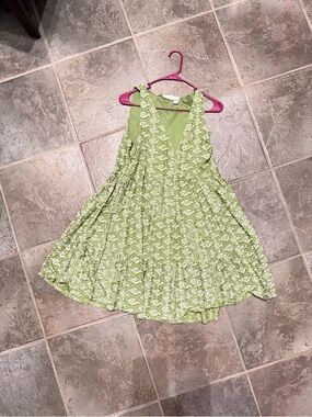 Women’s Green Patterned Summer Dress
